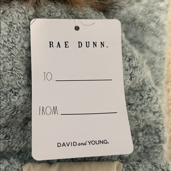 Cozy Blue Knit Hat and Scarf Set - Picture 2 of 3